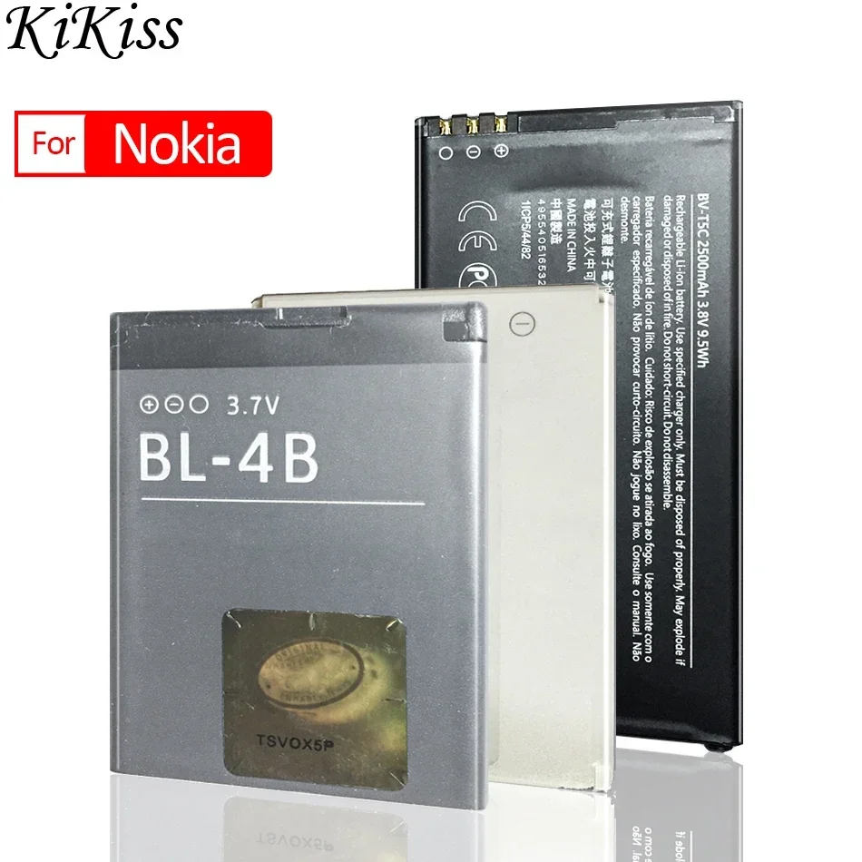 Batteria Bl-4B Bl-4C Bl-4Ct Bl-4D Bl-4U Bl-5C Bl-5Ca Bl-5Ct Bl-5J Bp-4L Per Nokia E72 N900 6730C 1600 N91 3120C T7 5630 1508 2630