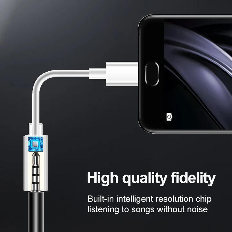 USB-C to 3.5mm Headphone Audio Adapter Converter