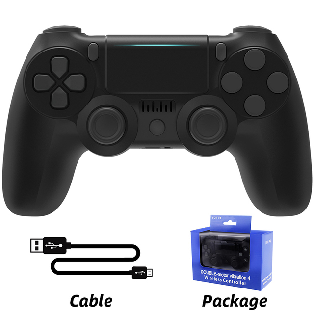FROG Bluetooth-Compatible Game Controller for PS4/Slim/Pro Wireless Gamepad For PC Dual Vibration Joystick For IOS/Android
