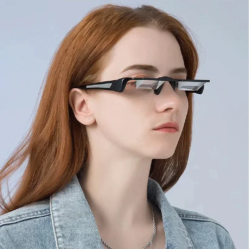 Prism Lazy Refractive Goggles Glasses Light-Weight 90° Horizontal