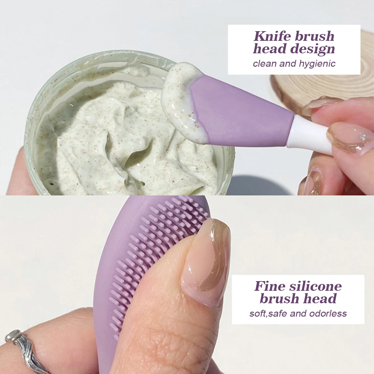 Facial Cleansing & Mask Brush 4