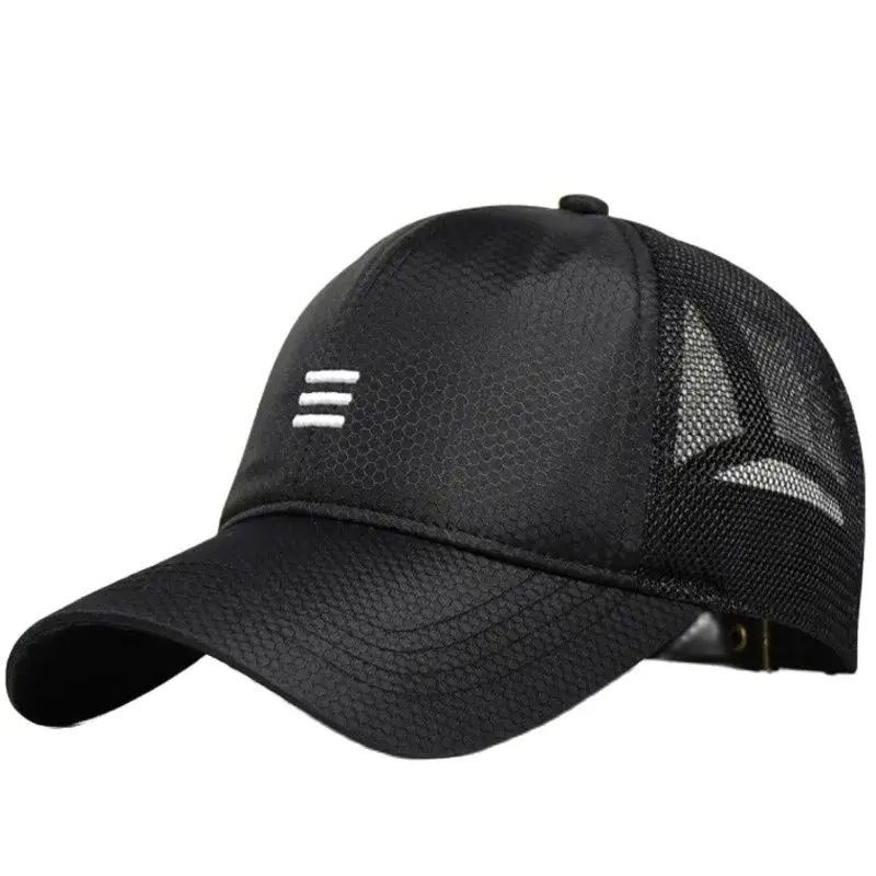 55-59cm 60-65cm 빅 헤드 맨 플러스 사이즈 야구 모자 레이디 여름 메쉬 트럭 모자 남성 곡선 피크 스냅 백 모자