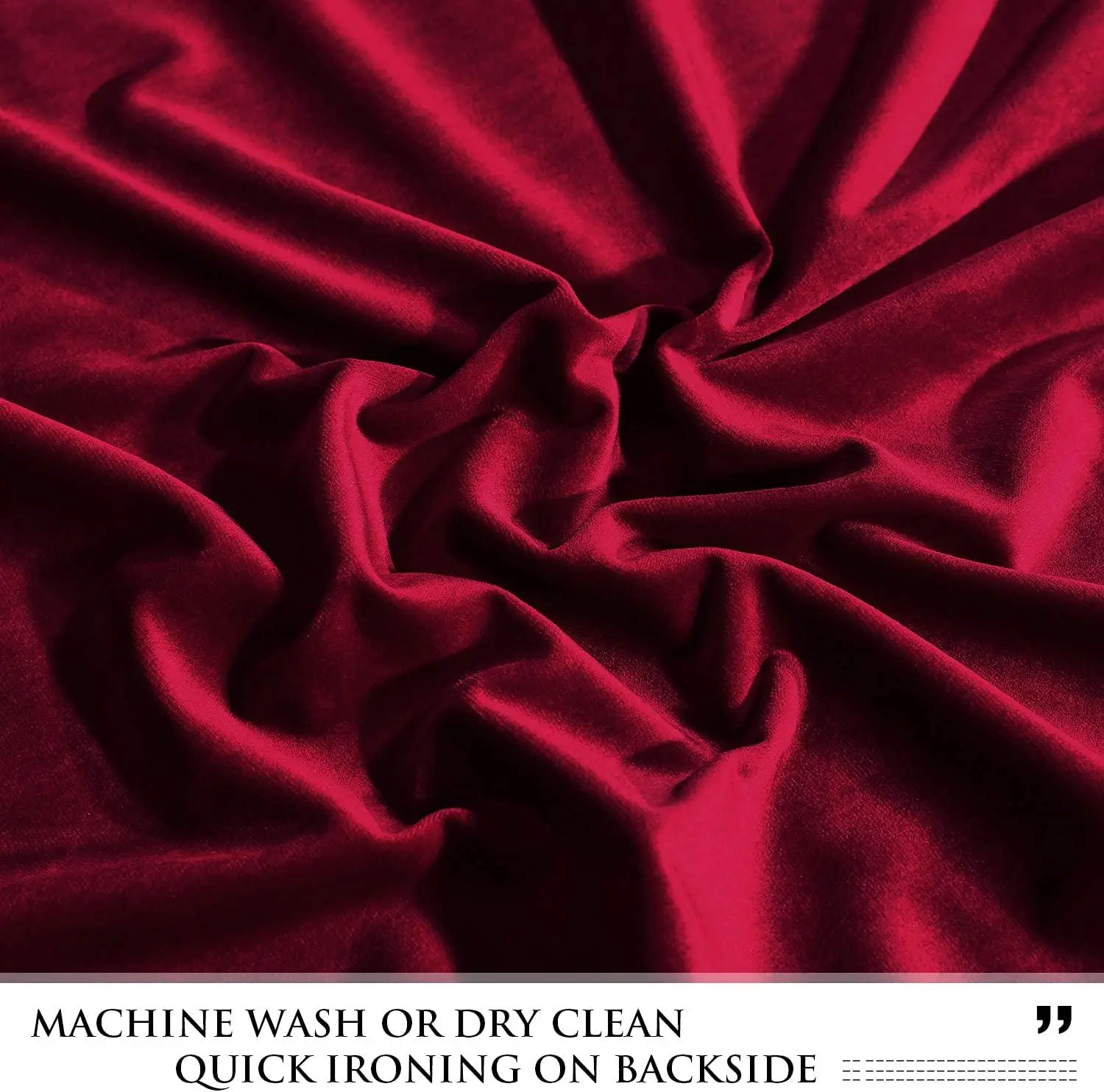 Theater Red Velvet Curtains Super Soft Velvet Insulated Curtains for Living Room Holiday Decorative Drapes for Master Bedroom