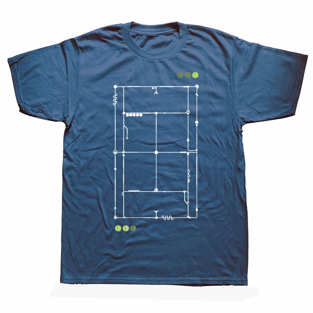 Whimsical Tennis Graphic Unisex Oversized Cotton T-Shirt