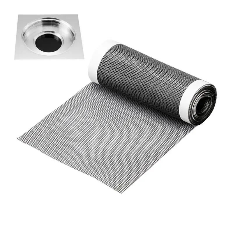 

Drain Cover For Bathroom Floor Drain Cuttable Mesh Roll 4M Stickers Household Accessories Hair Collector For Kitchen Sink Laundr