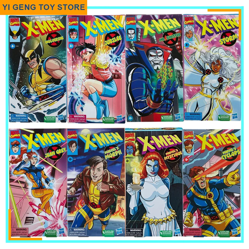 

15cm Original Marvel Legends X-Men Cyclops Morph Wolverine Jubilee Storm Mr Sinister Mystique Jean Grey Anime Action Figure Toys