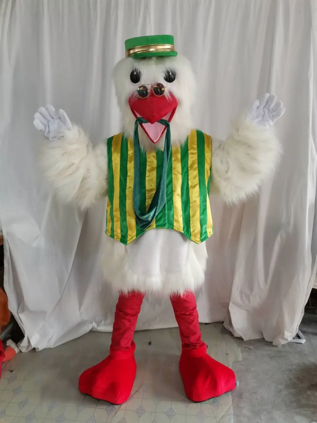 Stork Mascotte Costume Gru Costume Fantasia Personalizzato Anime Cosplay Kit Mascotte Fancy Dress Costume Di Carnevale 42003