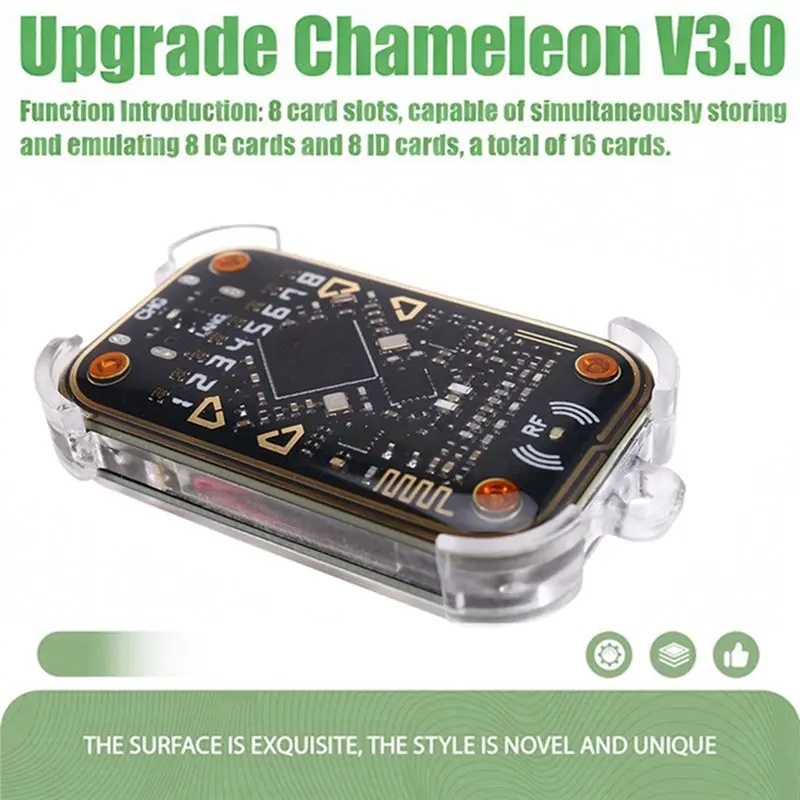 뉴-카멜레온 V3.0 RFID 에뮬레이터 리더 RFID 스마트 칩 에뮬레이터 리더 125Khz 13.56Mhz ID IC 카드 태그 복사기