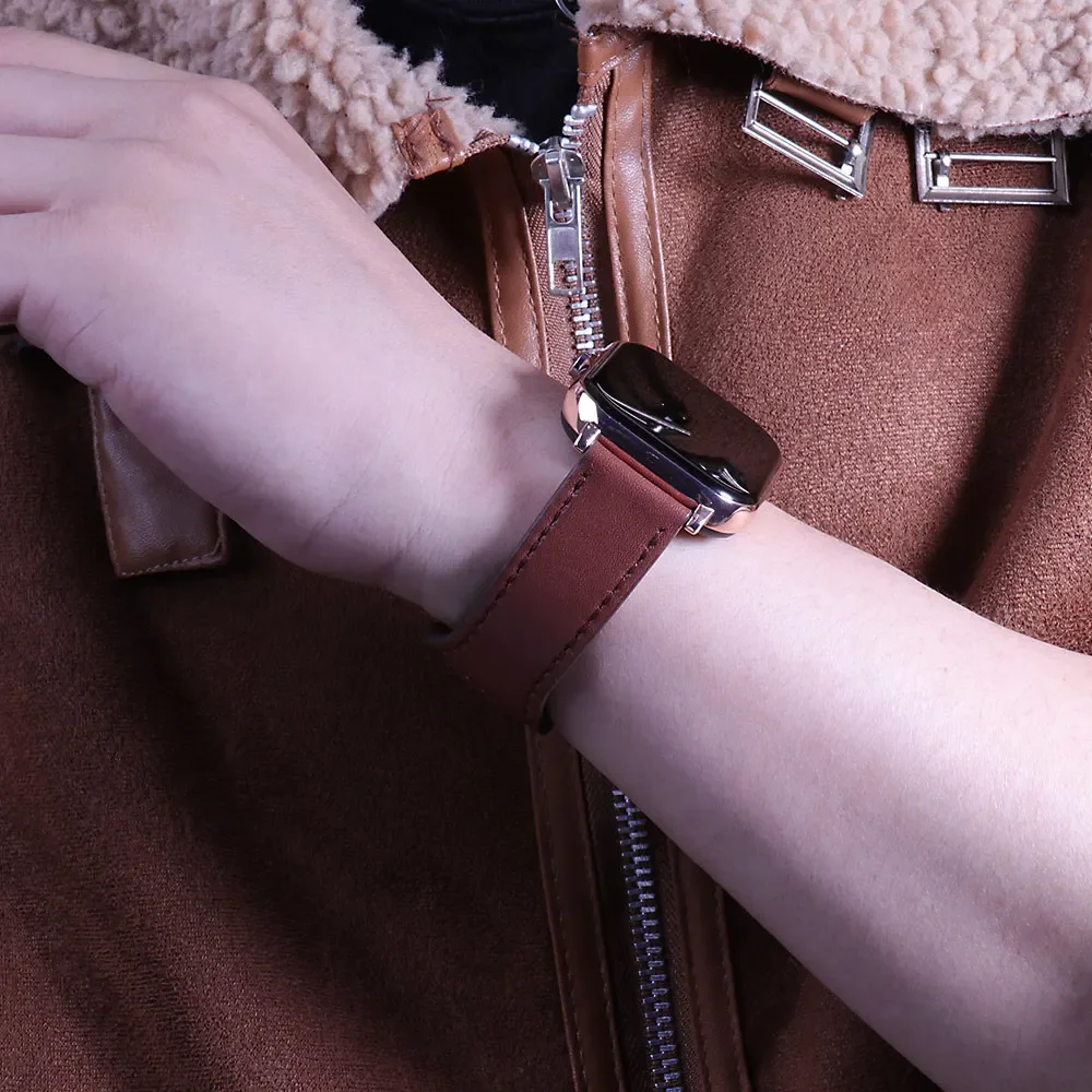 Premium Leather Watch Band - 20mm/22mm Strap