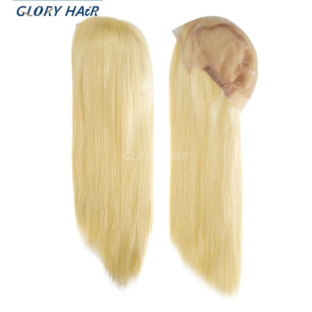 GLORYHAIR-MW45- 18" Chinese Cuticle Remy Hair Wig Medium Size Soft Silicone Women Wig