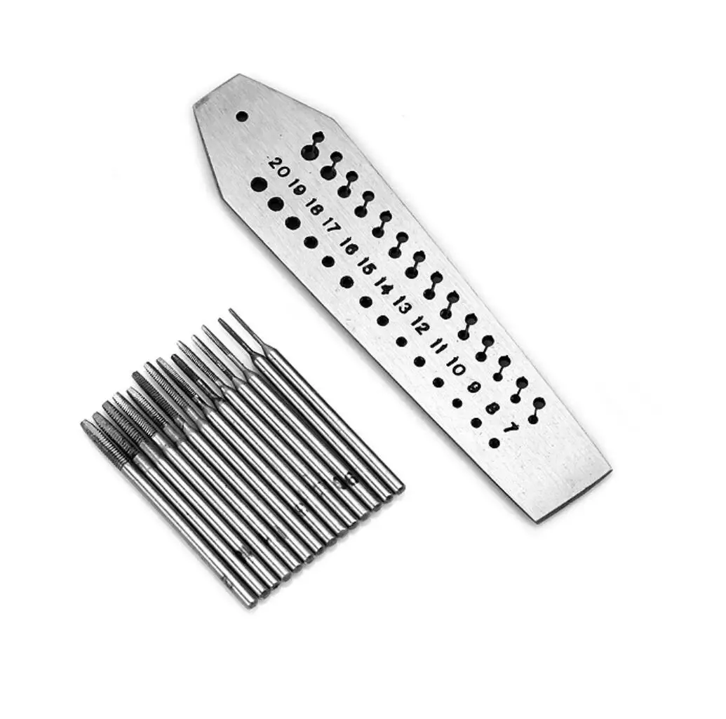 

36 Holes Steel Drilling Twisting Drill Carving Plate Hole Punching Board Watch Repair Tool Accessory for Watchmaker