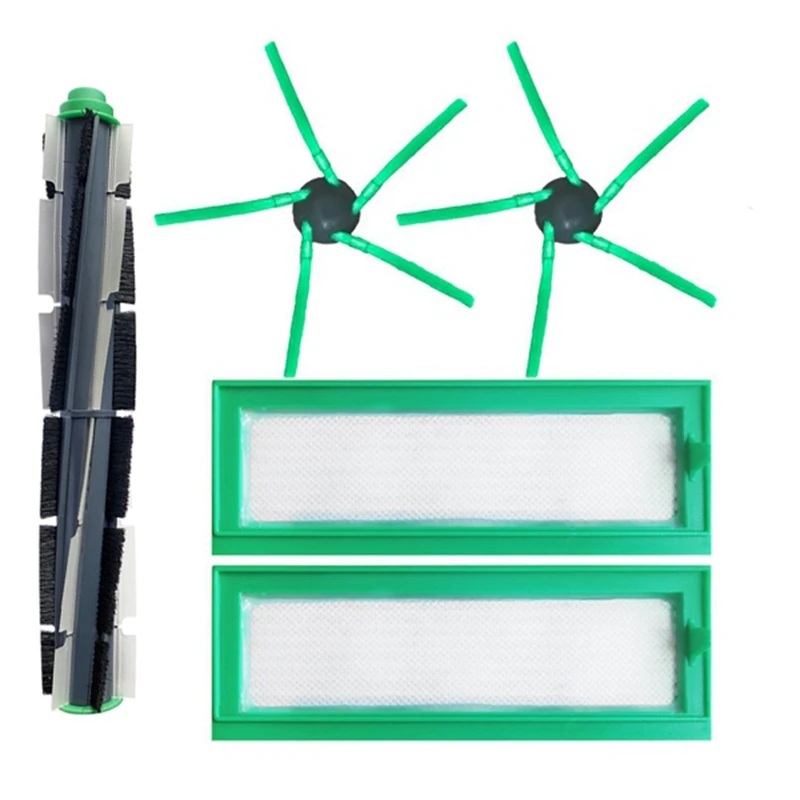 

Replacement Kit For Vorwerk VR200 VR300 Vacuum Cleaner Spare Parts Main Roller Brush Spin Brush And Hepa Filter Package