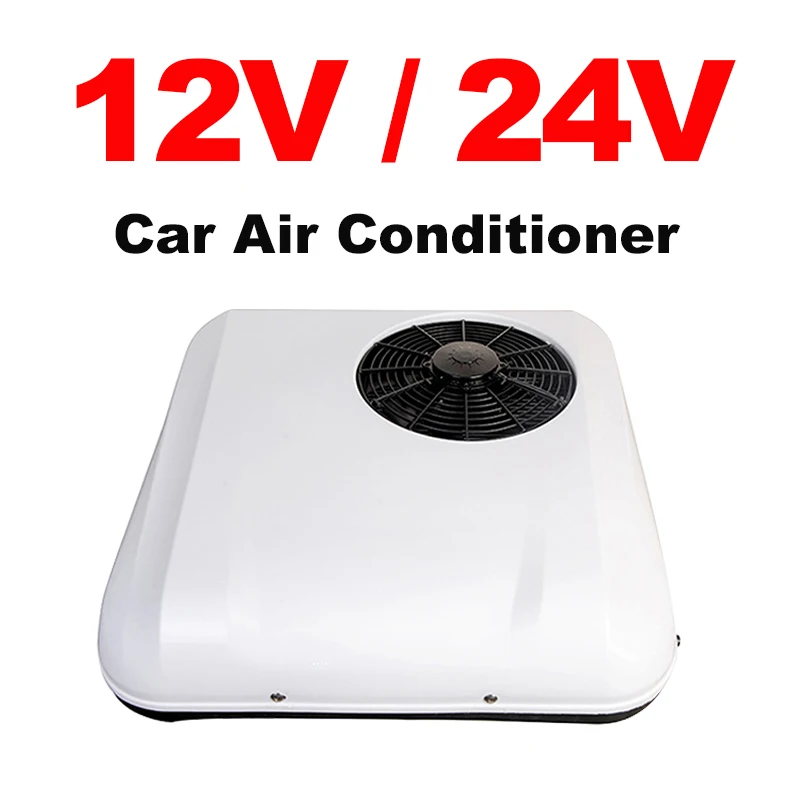 12/24V Truck Overhead Car Air Conditioner Heating Cooling Top-Mounted Parking Air Conditioner Integrated Machine for Vehicles air conditioner