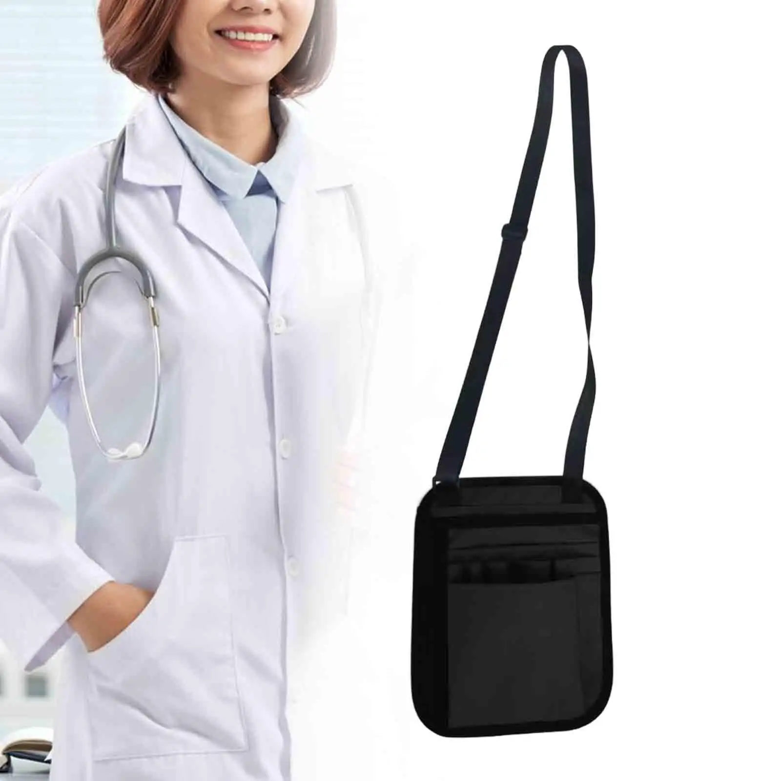  Pouch Durable Oxford Cloth Nursing Organizer Bag for Nursing Tape Pens