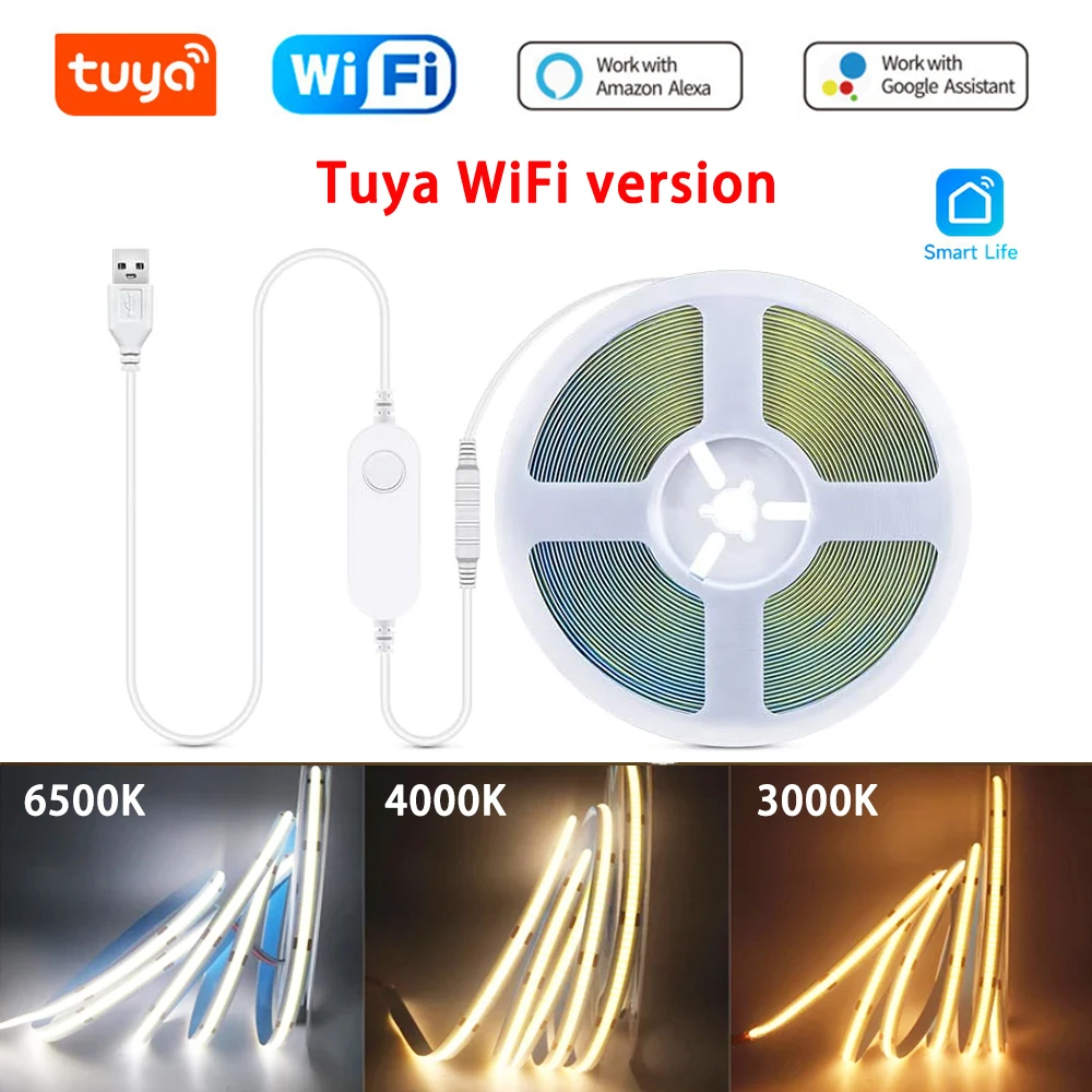 ตัวเลือกสินค้า LED Strip Light ควบคุม WiFi/Zigbee ปรับแสงได้