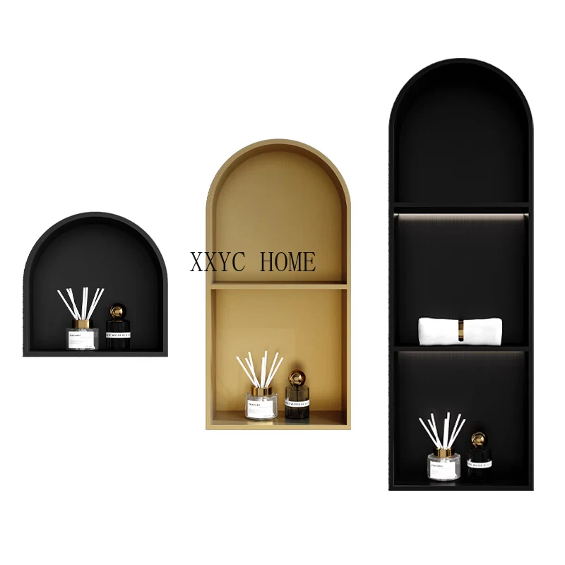 

Stainless Steel Arch Niche Embedded Kitchen Arc Storage Wall Cabinet