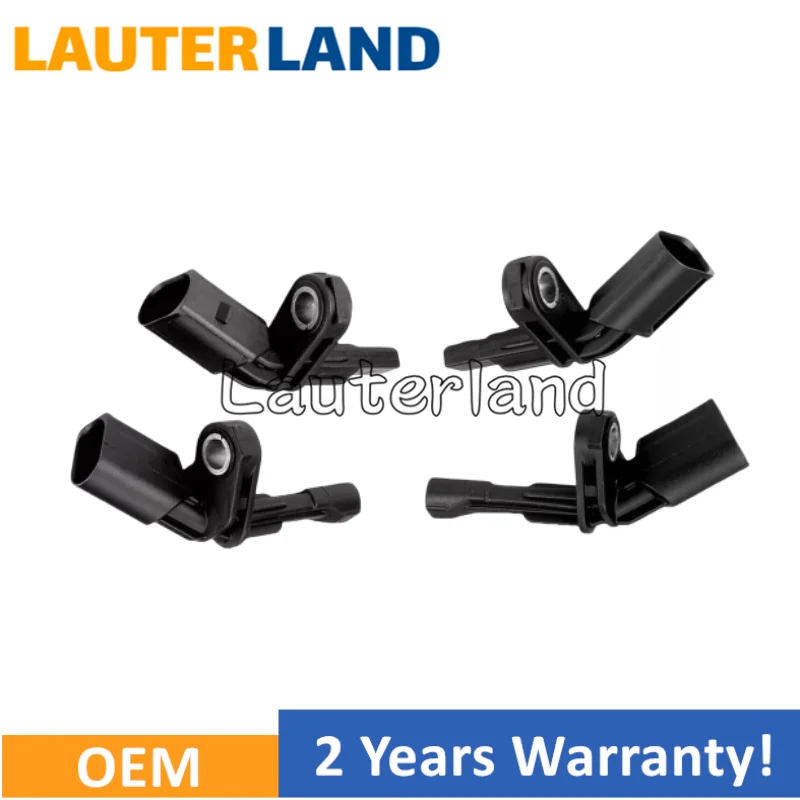 WHT003856 WHT003857 WHT003858 WHT003859 Passat B6 Jetta Golf MK5 MK6 Touran Tiguan 용 새로운 4pcs ABS 속도 센서