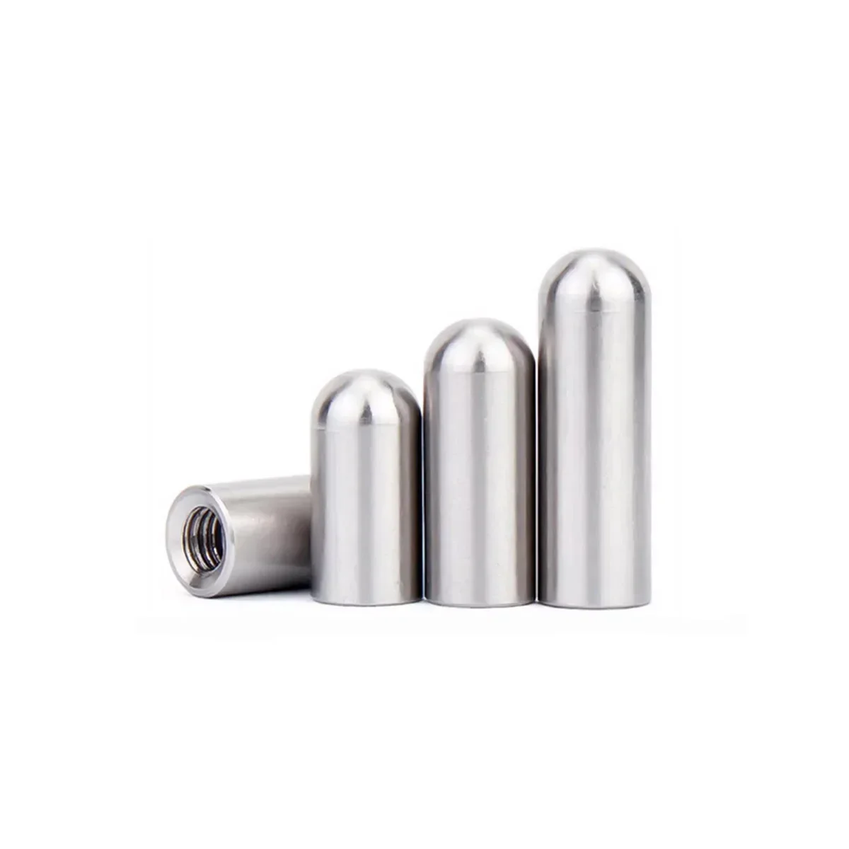 304 Stainless Steel Internal Thread Round Head Locating Cylindrical Pin M3M4M5M6