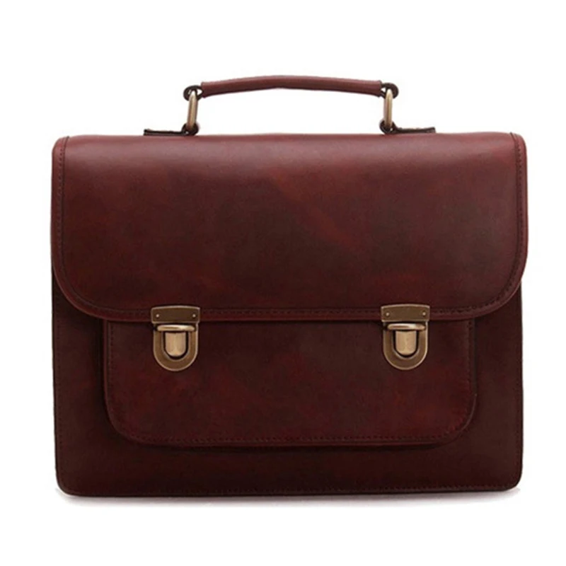 DIY Leather Handmade Fashion Briefcase Handbag Pattern Kraft Paper Stencil Sewing Templat 38*27cm
