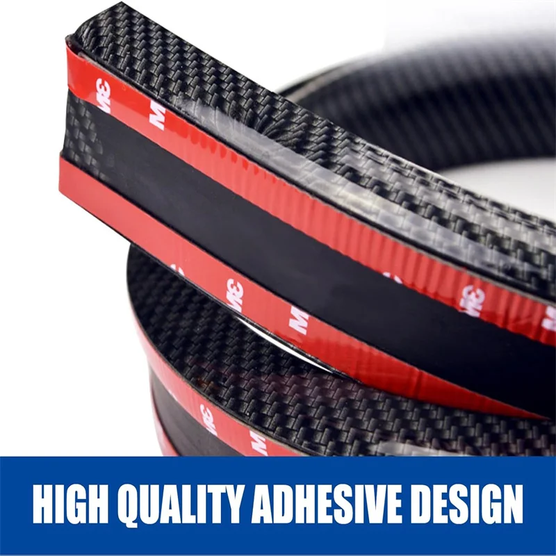 1.5M Car-Styling 5D Carbon Fiber Spoilers Styling DIY Refit Spoiler Universal For BMW Toyota Honda KIA Hyundai Opel Mazda