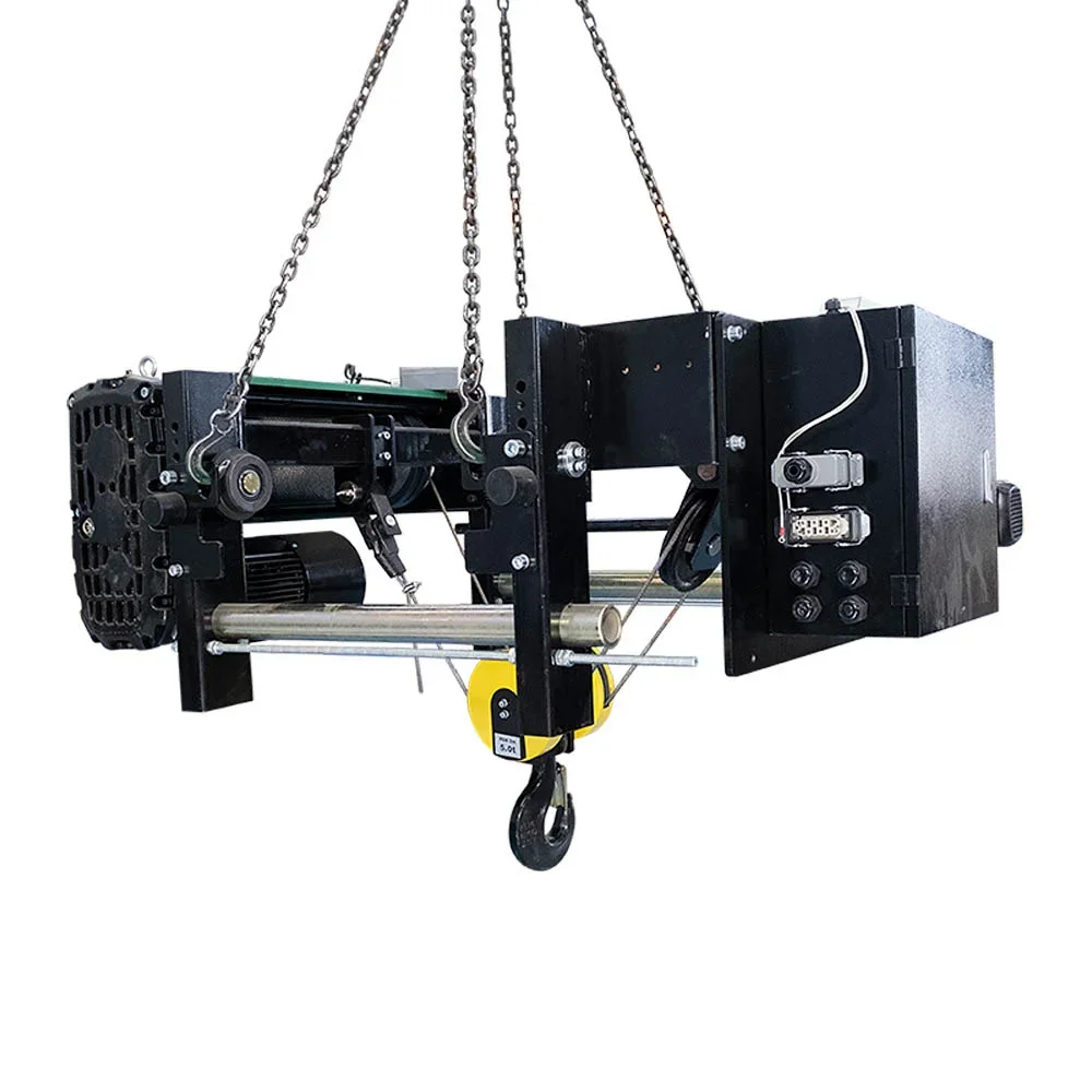 New Heavy Duty Electric Wire Rope Hoist 5 Ton Lifting Capacity 6m Lifting Height