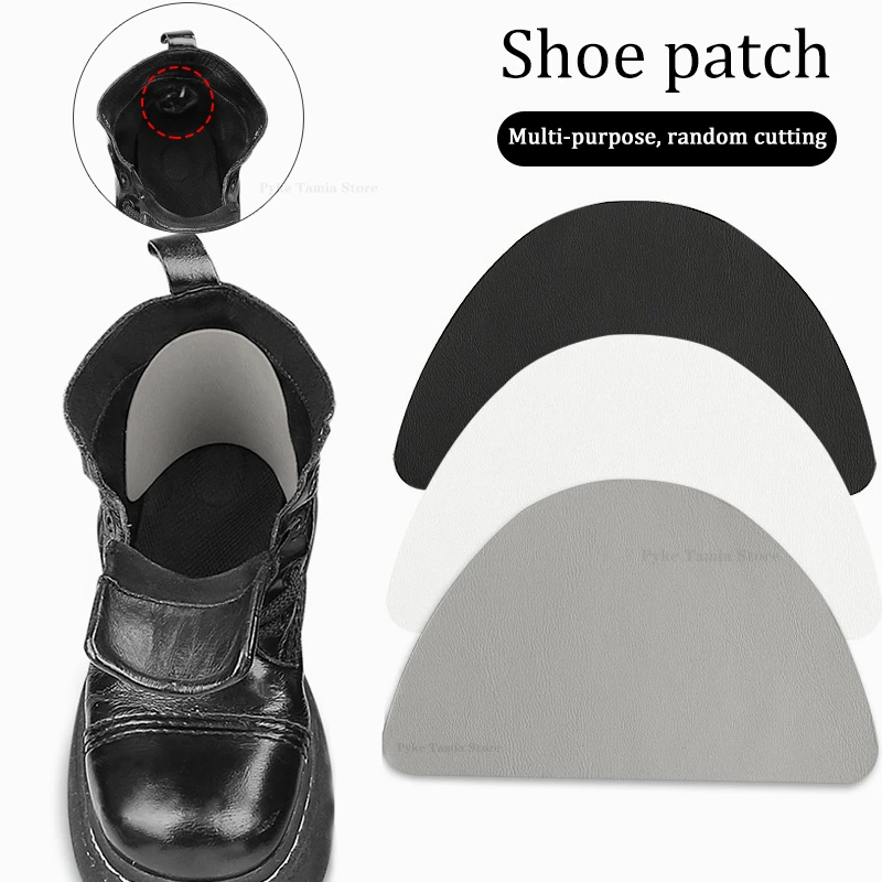 Large Size Shoe Repair Stickers Sneakers Boots Heel Wear Allowance Self-adhesive Patches Men Women Foot Care Pad Inserts 4Pcs