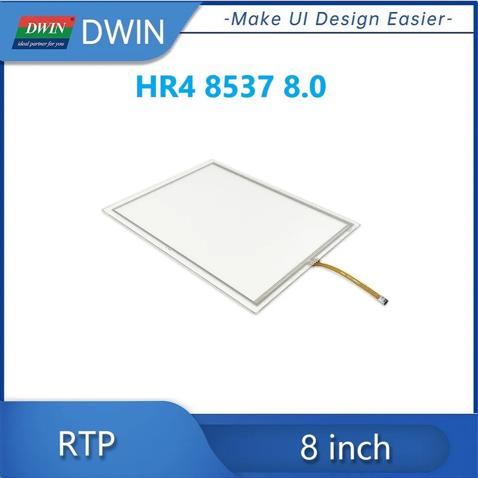 Pannello Touch Resistivo 4 Fili 8 Pollici Per Display AT080TN52 - Foto 5