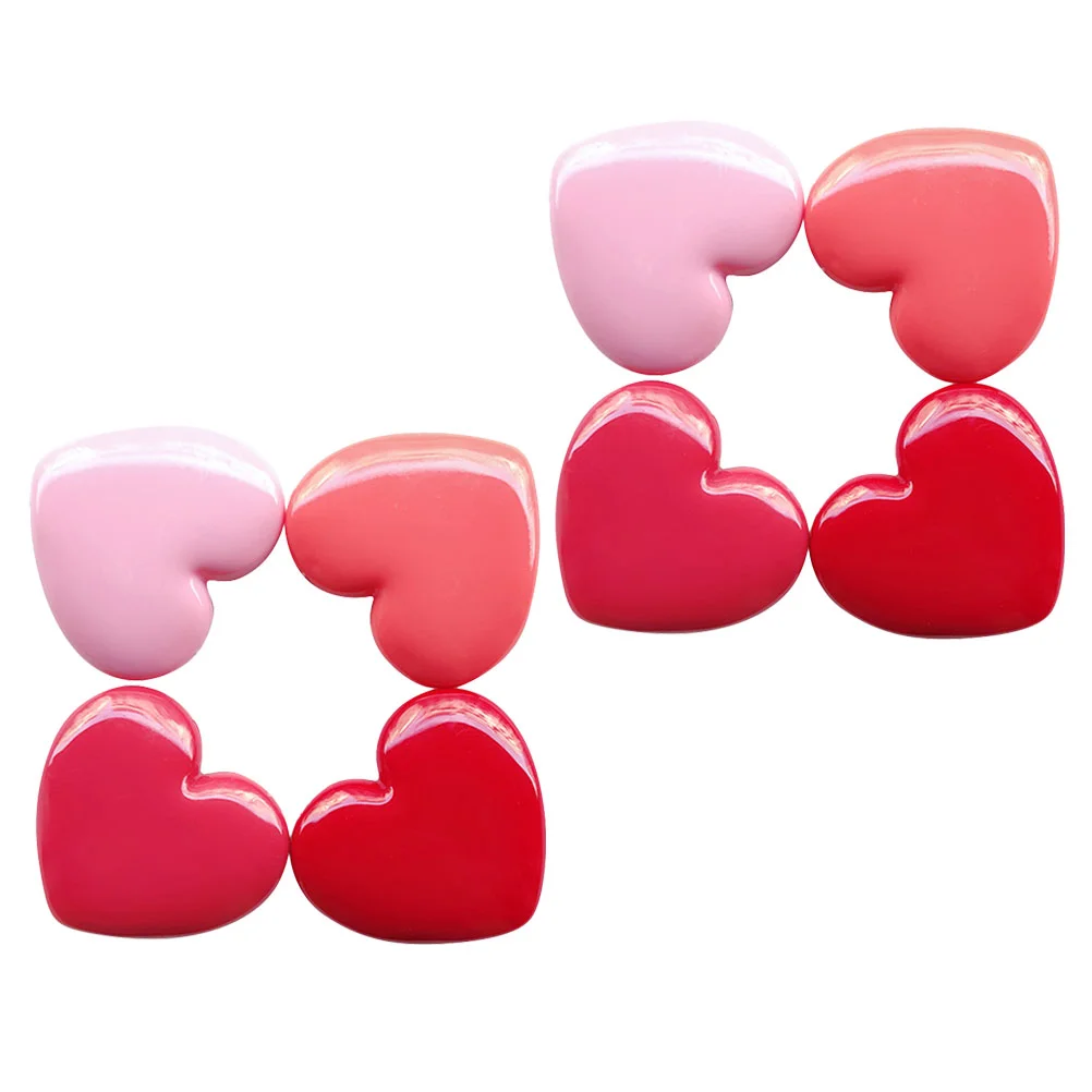 

Heart Shaped Eyeshadow Palette Empty Lipstick Case Mirror Refillable Makeup Dispenser