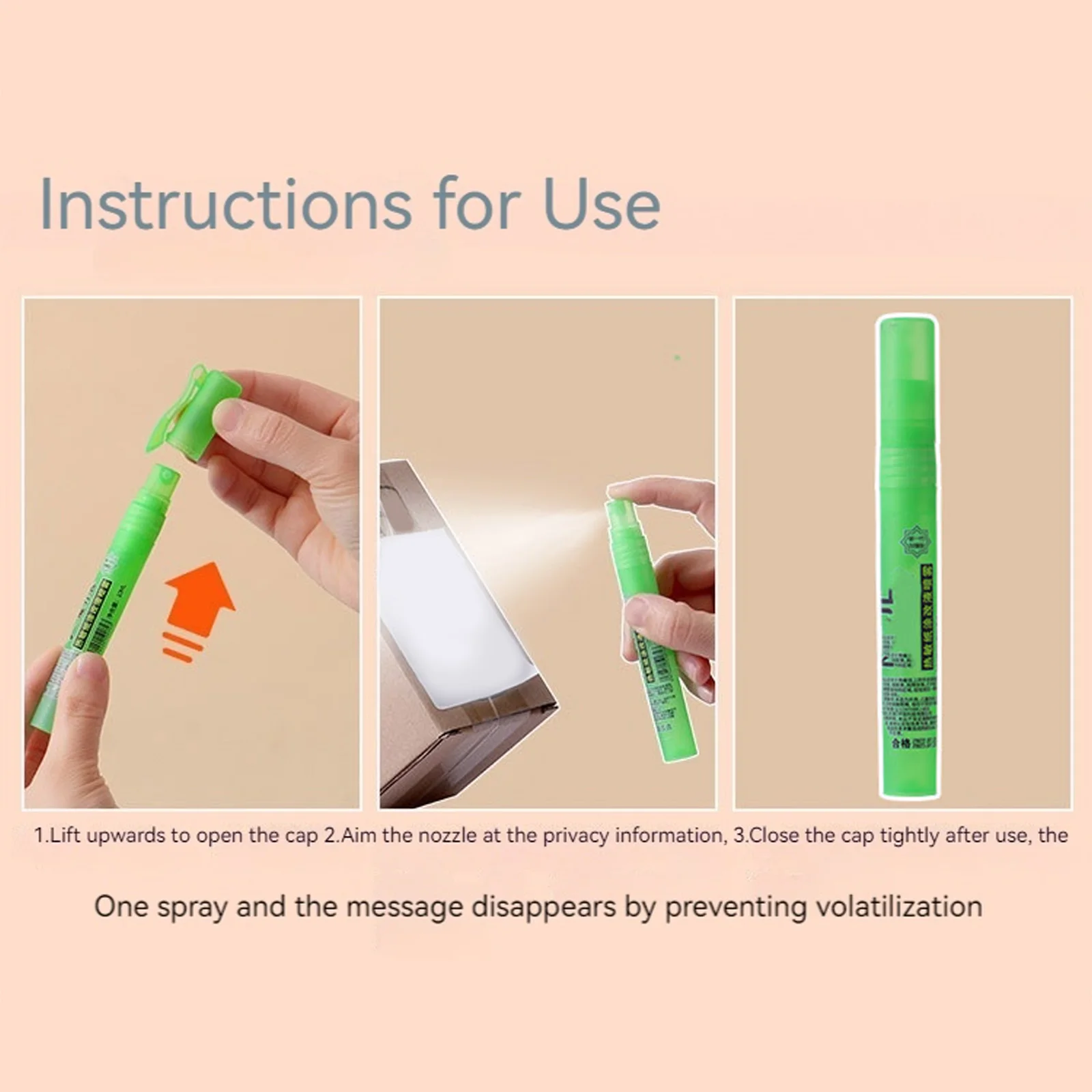 3/5개입 수정액 빠른 건조 주소 수정기 학교 사무실 및 가정용