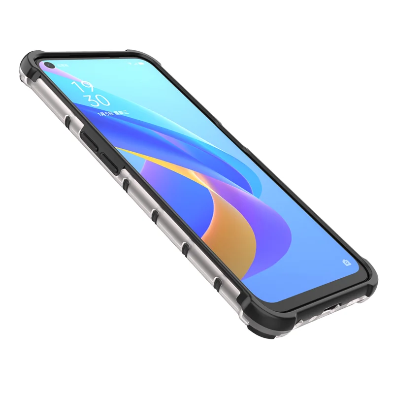 Para OPPO Realme 9 Pro Funda de lujo híbrida a prueba de golpes para Realme 9i 9 Pro + Plus Funda de silicona transparente_voghion.com