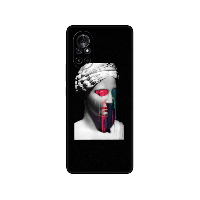 Huawei Nova 8 Case Nova8 5G 4G Back Cover For Huawei Nova 8 5G Phone Cases Soft Silicone TPU Fundas 6.57 inch black tpu case