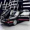 1:24 1988 BMW M3 E30 Alloy Sports Car Model Diecasts Metal Classic Car Model High Simulation Sound and Light Childrens Toys Gift 1