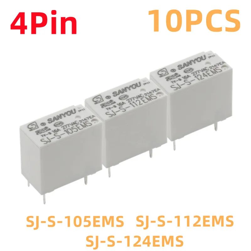 

Новинка, реле SANYOU, 10 шт., Φ, 4Pin, 16A, 277VAC