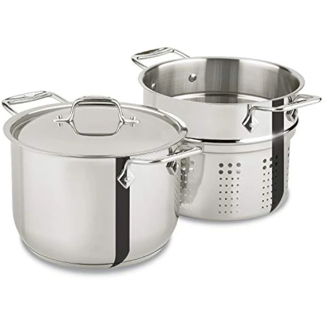 Specialty Stainless Steel 3 Piece Cookware Set with Lid 6 Quart