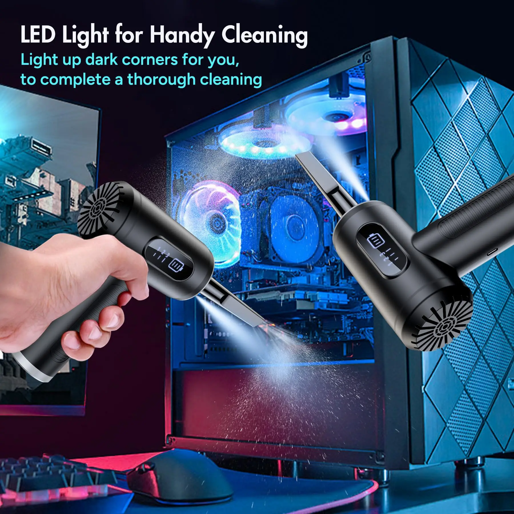     LED ÷,  3   ǳ, ǻ Ű  û ŰƮ, 50000RPM