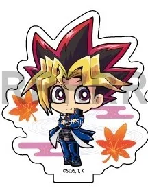 Фото Аниме YuGiOh Yu-Gi-Oh! Мини-фигурка кукла Yami Bakura Mazaki Anzu юги Муто акриловая модель на подставке Plate Косплей игрушка для подарка №3