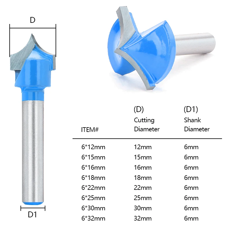 XCAN CNC Round Nose Milling Cutter Detail 2