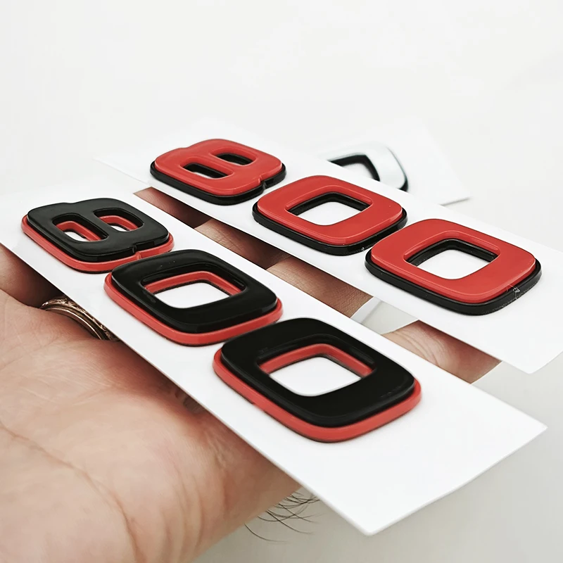 3D ABS 자동차 스타일링 로고 800 장식 엠블럼 배지 데칼 메르세데스 벤츠 W464 G500 G63 브라부스 G700 G800 900 로켓 에디션용