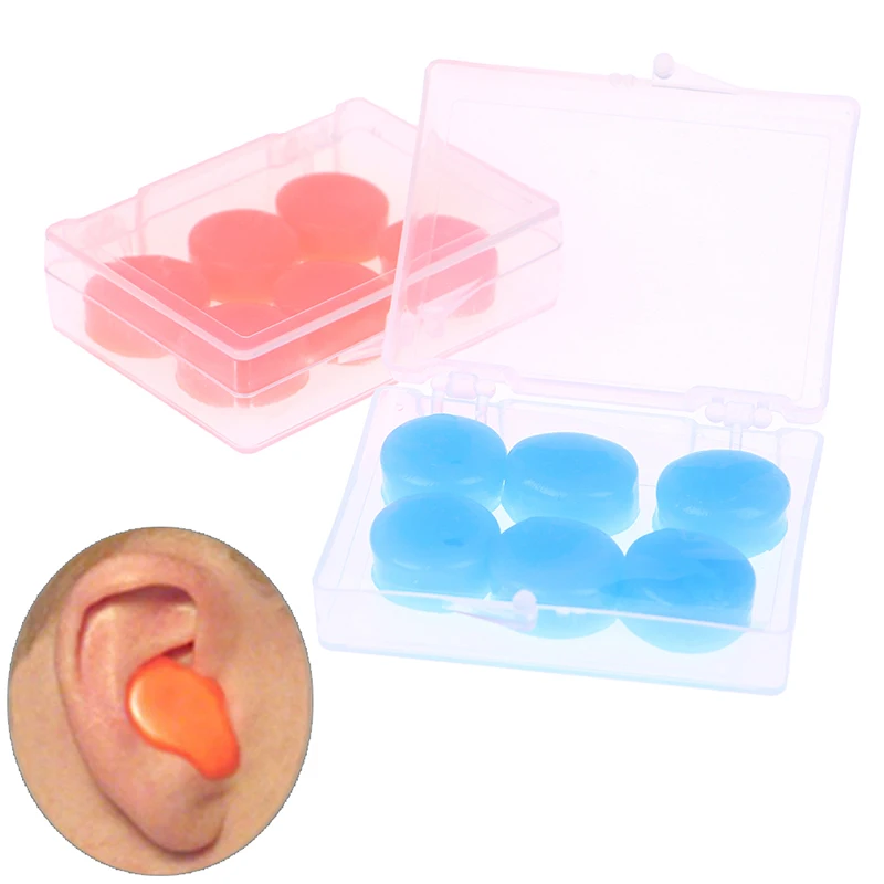 

6 шт., силиконовые беруши с шумоподавлением для сна