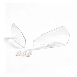 Motorcycle Headlight Protector Guard - Durable Protection (Transparent)