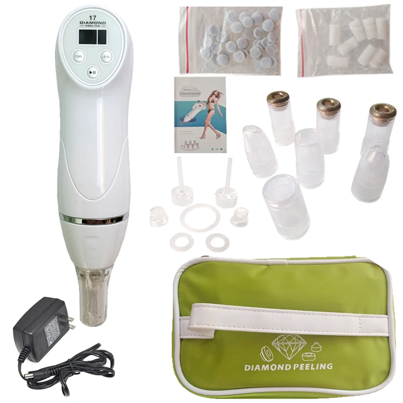 Mini diamond dermabrasion skin peeling beauty machine vacuum blackhead acne remove face cleaning facial Pore Cleaner equipment blackhead pore cleaner microdermabrasion machine