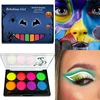 8 Colors Body Painting Palette for Tattoo Art UV Glow in The Dark Makeup Carnival Artist Cosplay Art Party Festival Cosmetics 6