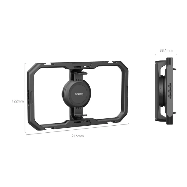 SmallRig Universal Quick Release Mobile Phone Cage for iPhone 15