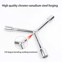 Triangular Socket Wrench Y-type Tri-fork Wrench Three-prong Wrench Bicycle Household Disassembly Tool Repair Tool 2
