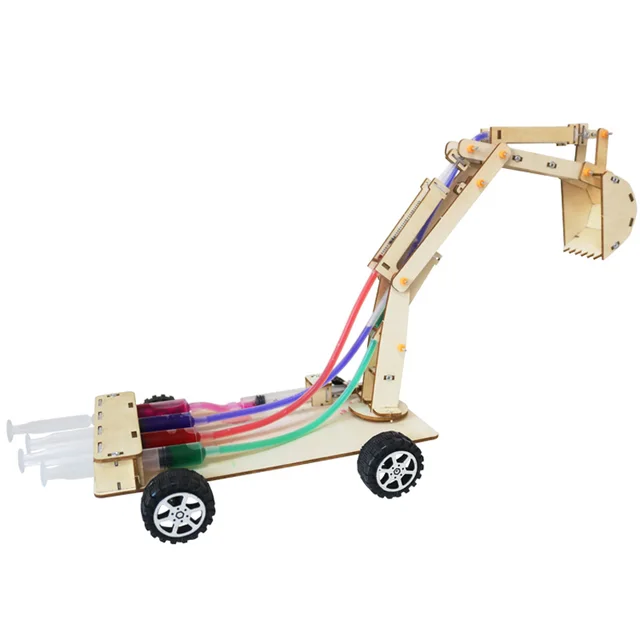 Hydraulic Excavator DIY Model Science Experiment 4