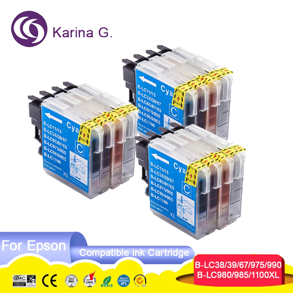 Картридж для струйных принтеров Brother LC980 985 1100 LC985 LC1100 LC980XL LC985XL | Компьютеры и офис