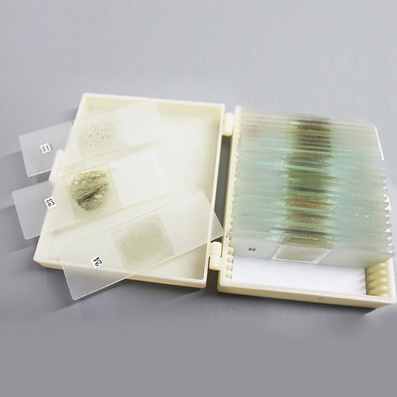 24 PCS 30um Geological Research Flakes Prepared Fir Gum Sealing Rock