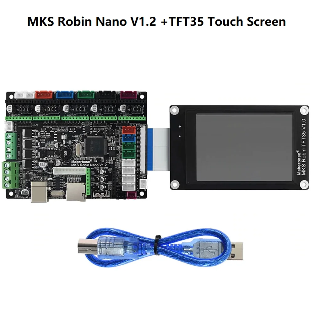 Mks Robin Nano V1.2 Placa Stm32 Robin Placa Nano Placa de 32bit Tft35 Tela Toque para Sp5 Peças Impressora 3d