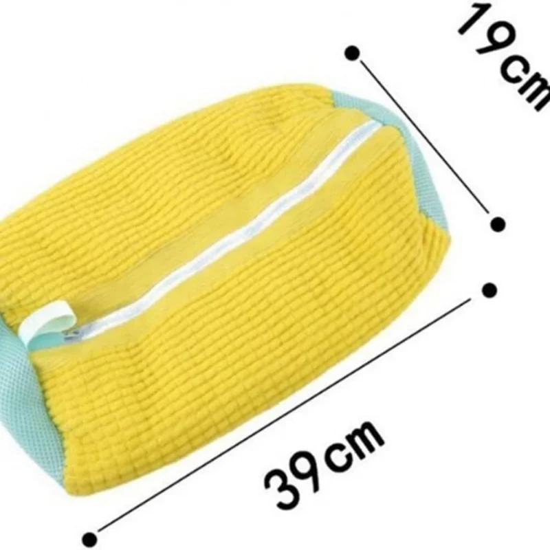 Amazon's new lazy shoe  cylinder  machine, made of polyester-cotton, laundry bag for protecting shoes from deformation during 4