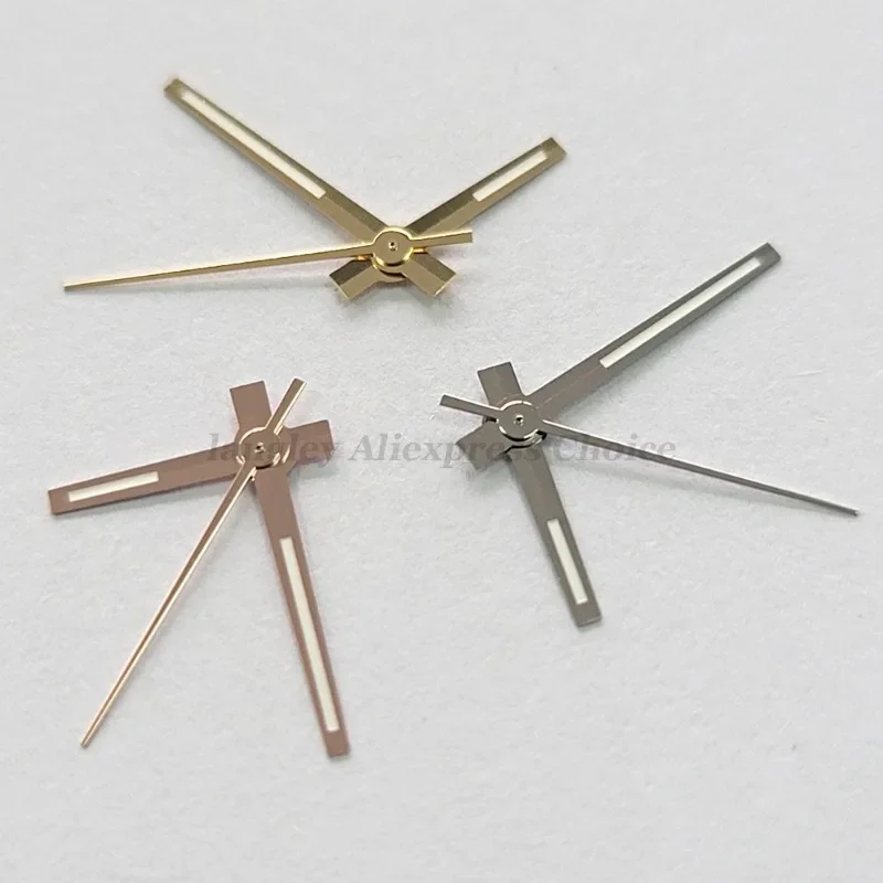 Watch Accessories Modified Watch Hands Green Luminous Logbook Needle Silver Gold Rose Gold for Seiko NH35/NH36/4R/7S Movement